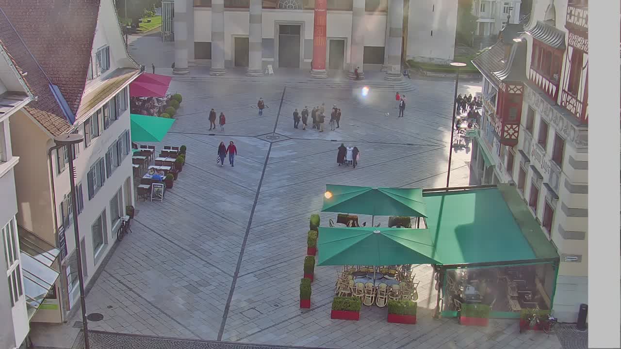 Marktplatz (Sicht  von Stadtarchiv)