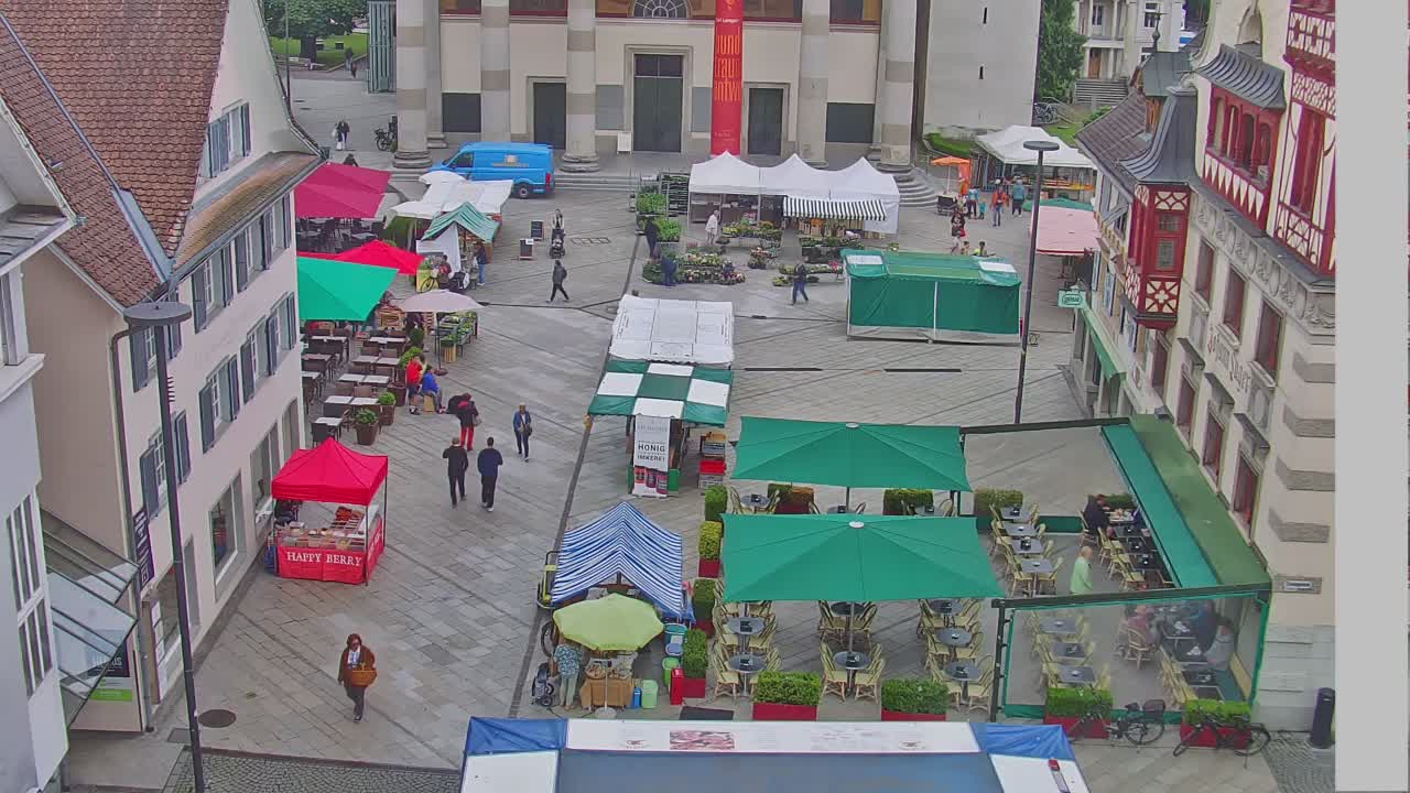 Marktplatz (Sicht  von Stadtarchiv)
